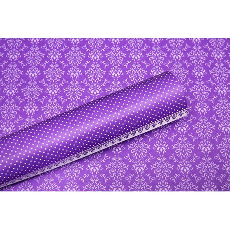 Lady Pattern Paper: Basic Essentials - Dainty Damask - Purple Affair (10 Sheets)