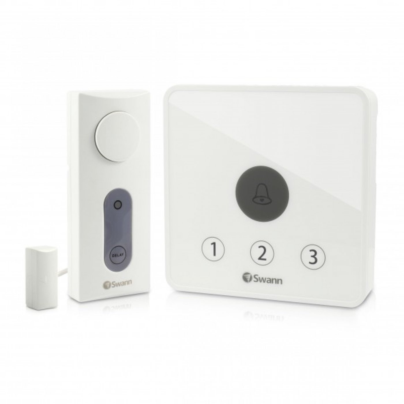 Swann Wireless Gate Alarm Kit - White 