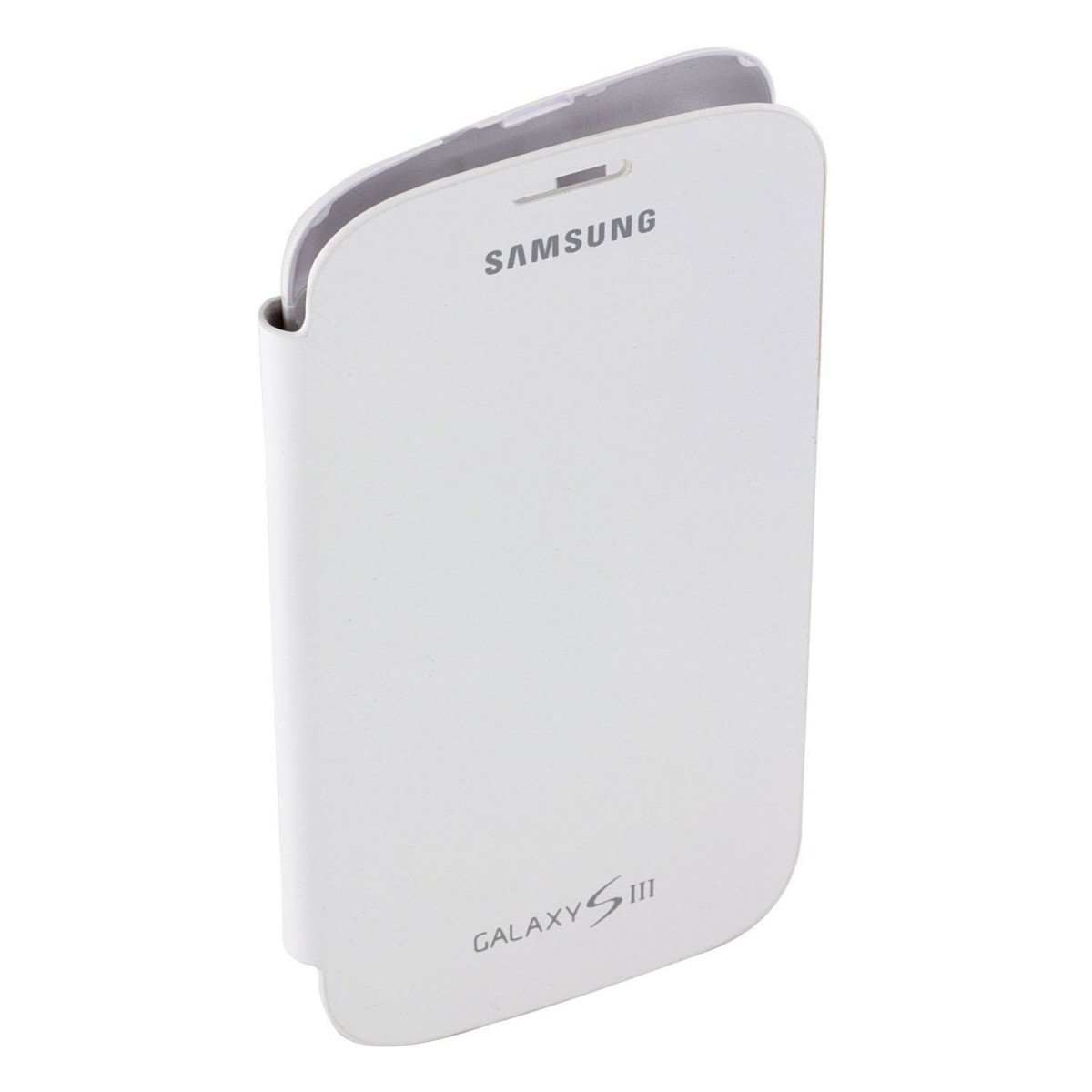 Samsung Galaxy SIII Flip Cover – Marble White