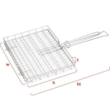 Steelcraft Standard Braai Grid (335mm x 425mm)