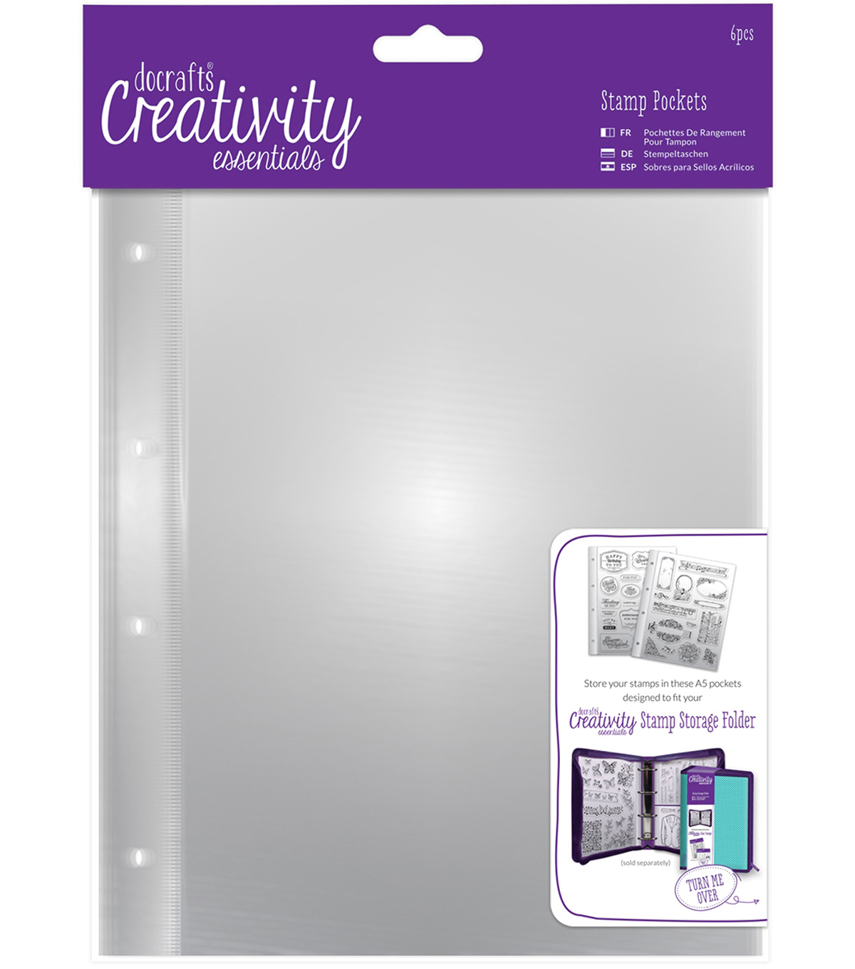 Docrafts Creativity Essentials A5 Stamp Pockets