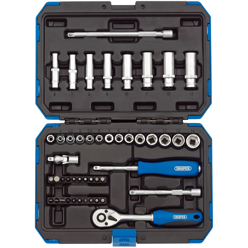 Grip Socket Wrench and Bit Set (47 piece)