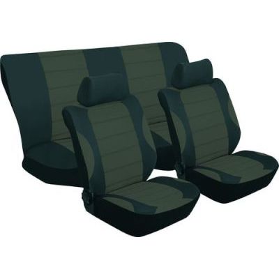 Stingray Grand Prix Full Car Seat Cover Set - 6 Piece (Anthracite)