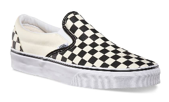 Vans All Over Checkerboard Slip-on: Black and White