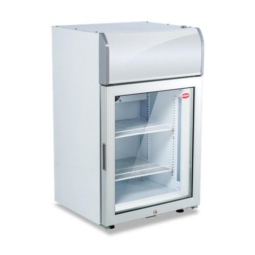 SnoMaster SMCTB: 100FF Glass Door Freezer with Light Box