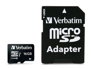 Verbatim 16 GB 300x Micro SD Card