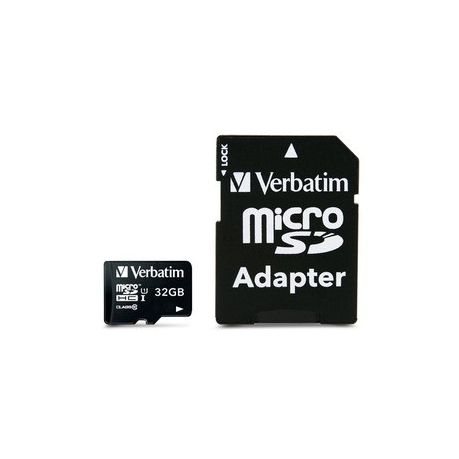 Verbatim 32 GB Premium 300x Micro SD Card with Adapter