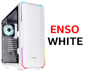 Bitfenix ENSO Tempered Glass Gaming Case - White