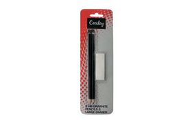 Croxley Graphite Pencils (2 Pack with Eraser)