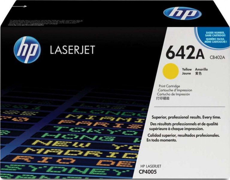 HP Color LaserJet Yellow Print Cartridge: CB402A