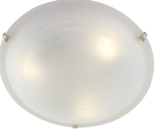 Eurolux C48SC - Round Ceiling Light with Styled Clips - Saturn/Chrome