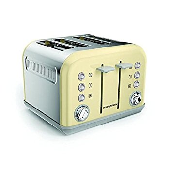 Morphy Richards 4 Slice Toaster: Cream Accents