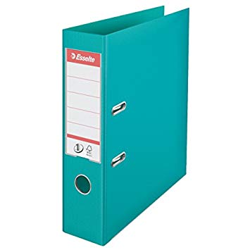 Esselte Lever Arch Polypropylene A4 70mm File (Turquoise)