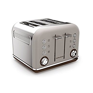 Morphy Richards 4 Slice Toaster: Stainless Steel Pebble