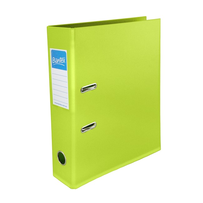 Bantex Lever Arch File A4 70mm (Lime Green)