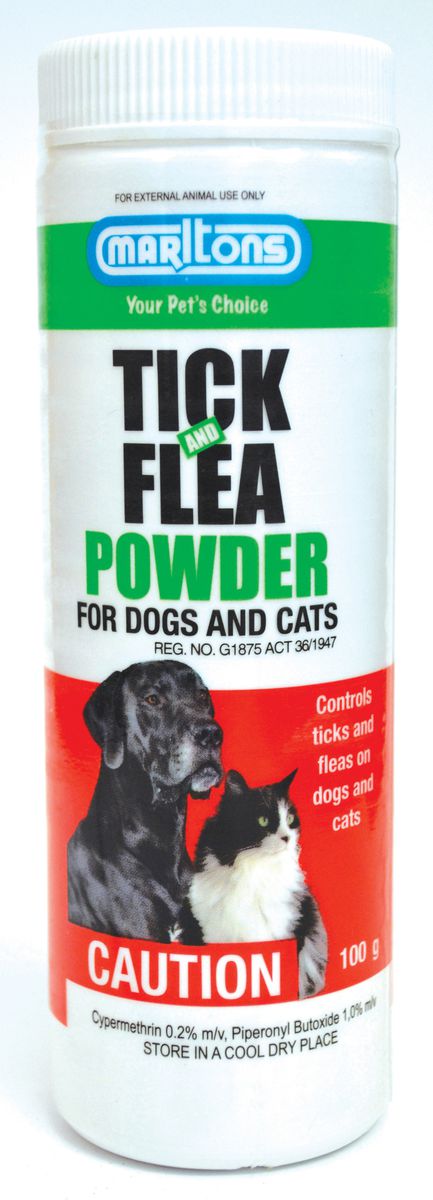 Marltons Tick and Flea For Dogs and Cats Powder (100g)