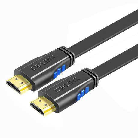 CE-LINK 4K HDMI 2.0 60/30hz 2m Flat Cable – Black