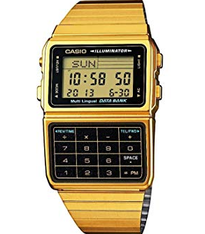 Casio Men's Data Bank Calculator Watch: DBC-611G-1DF