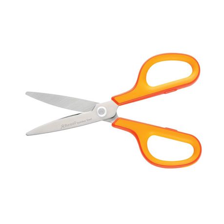 Rexel: X3 Stainless Steel Scissors - Orange Handle