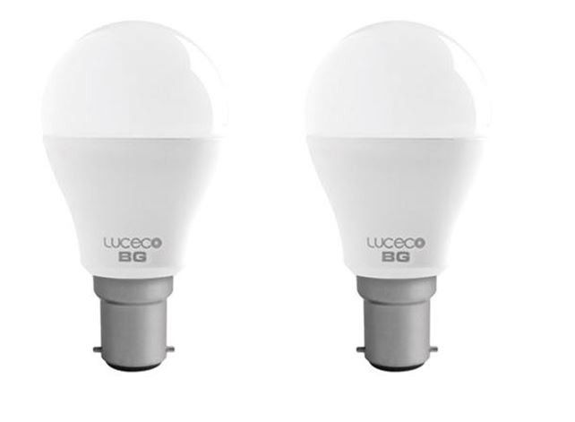 Luceco A60 B22 LED Light Bulb (5W) – Pack of 2