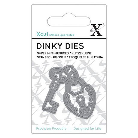 Docrafts Xcut Dinky Die - Heart Lock & Key