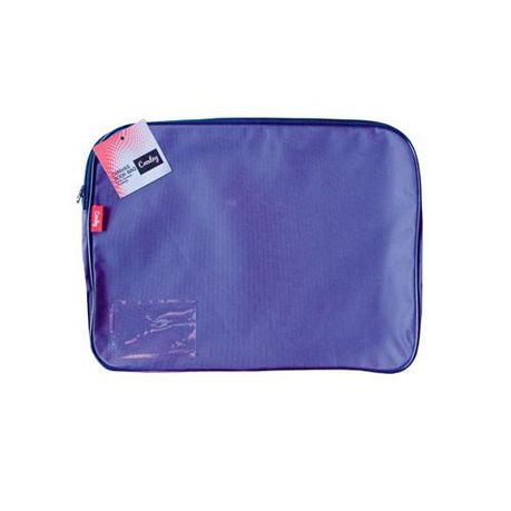 Croxley Canvas Gusset Book Bag (Purple) 