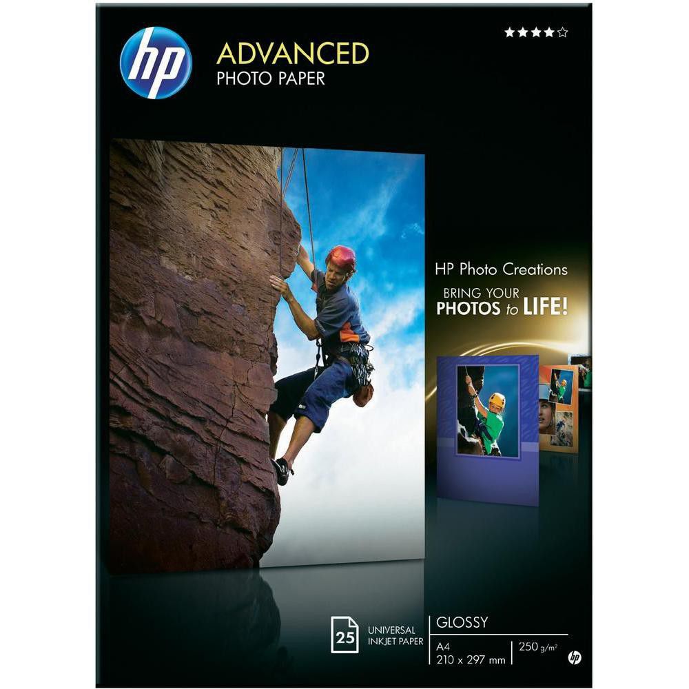 HP Advanced Glossy 250gsm Photo Paper A4 (50 Sheets)