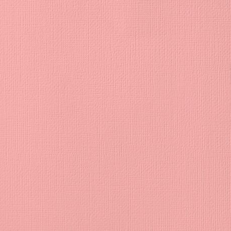 American Crafts Cardstock 12x12 Textured - Peach