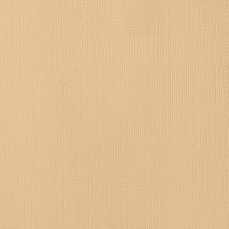 American Crafts Cardstock 12x12 Textured - Latte