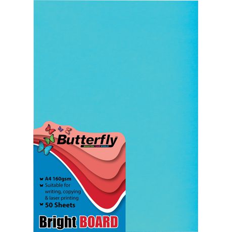 Butterfly A4 Bright Board 50s - Blue