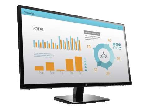 HP EliteDisplay E273m 27-inch Monitor: 1FH51AS