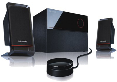 Microlab M200 Multimedia Speaker Set (40W) - Black and Red