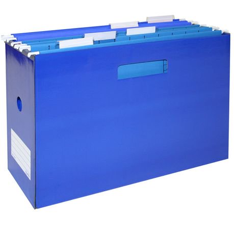 Bantex Portable Suspensions File Box (Blue)