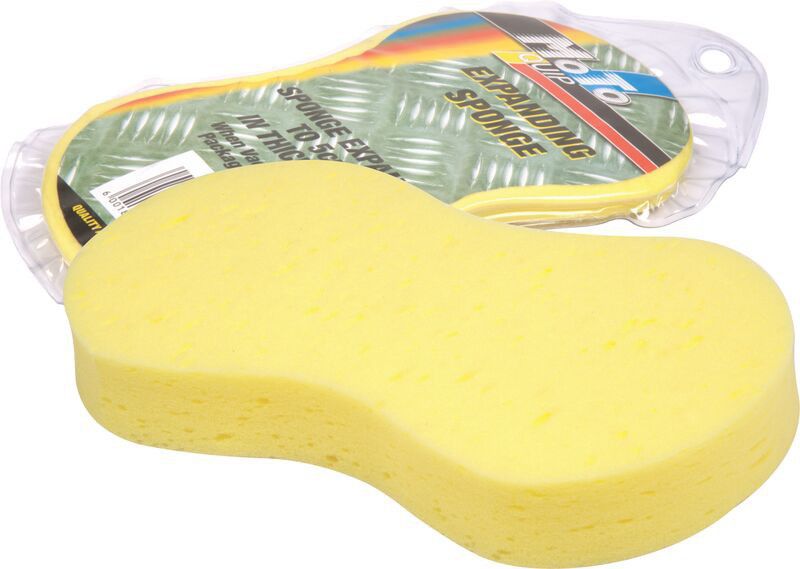 Motoquip Expanding Wash Sponge (Yellow)