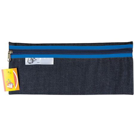 4Kids - School Pencil Bag Denim - 33cm (Blue)