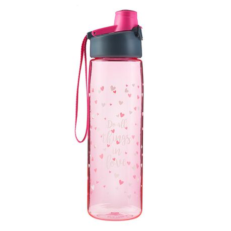 Christian Art Gifts Water bottle - Sparkle Pink