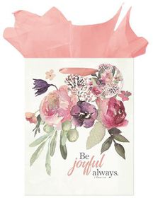 Christian Art Gifts: Be Joyful Always Gift Bags