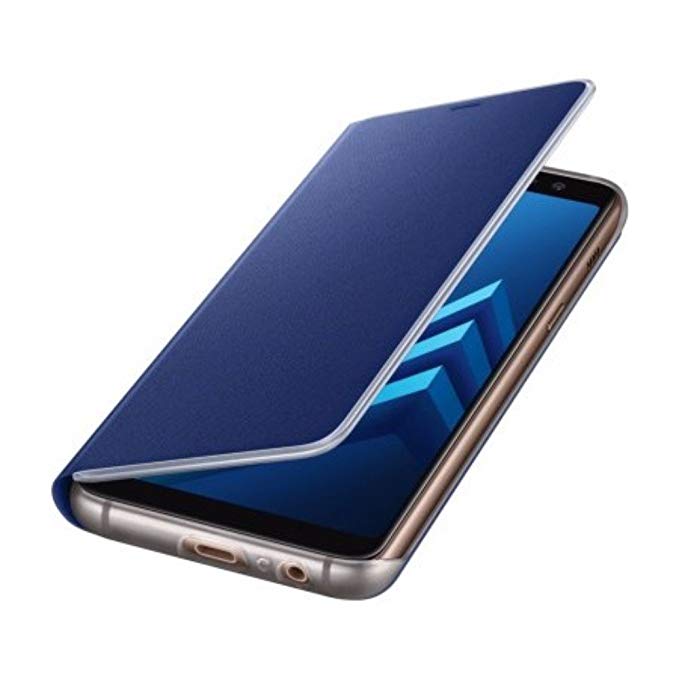 Samsung Galaxy A8 (2018) Neon Flip Case – Blue