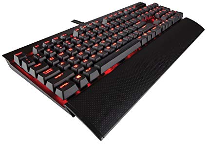 Corsair K70 Rapidfire Mechanical Cherry MX Gaming Keyboard with Backlit Red LED