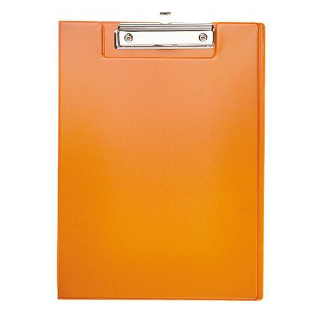 Meeco A4 Clipboard with Cover (Orange)