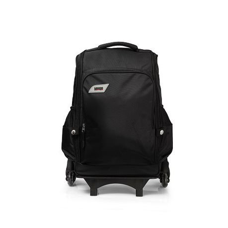 Meeco: Trolley Back Pack with wheels - Black