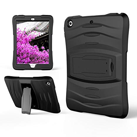 Tuff-Luv Armour Shield Case and Stand iPad 9.7 inch (Black)