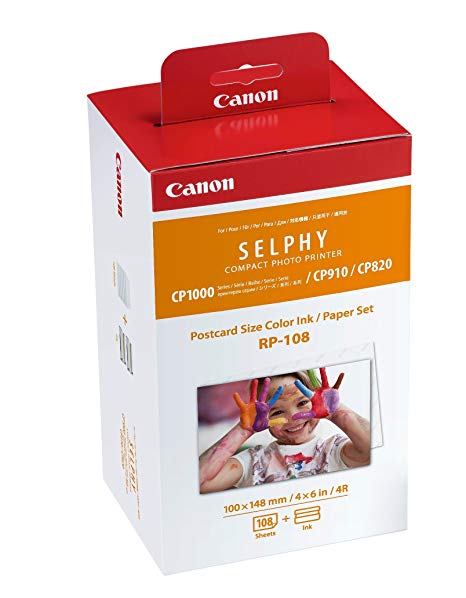 Canon Selphy Ink and Paper Set - RP-108