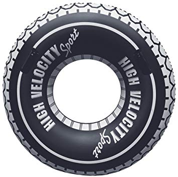 Bestway High Velocity Tire Tube Pool - Black (1190mm)
