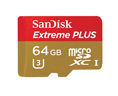 SanDisk 64 GB: Extreme Plus microSD UHS-1 Card