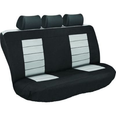 Stingray Ultimate Heavy Duty Rear Seat Cover Set 4 Piece (Black/Grey)