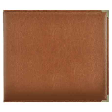 Kaisercraft: 12x12 D-Ring Leather Album - Tan