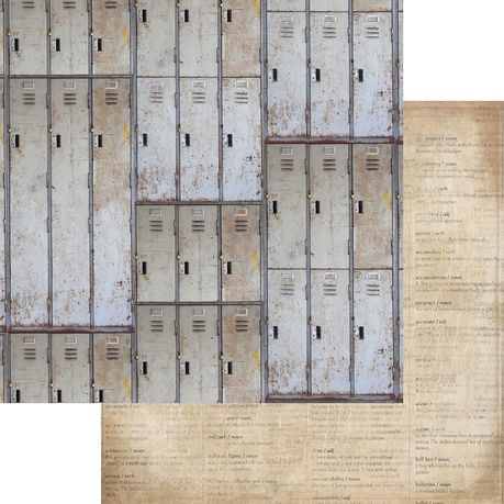 Kaisercraft: Documented Double Sided Paper - Lockers (10 Sheets)