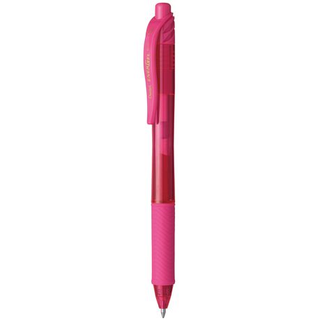 Pentel Energel X 0.7mm Retractable Gel Roller Pen - Pink