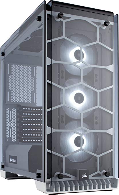 Corsair Crystal Series 570X RGB Gaming Case – White